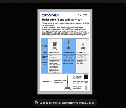 SCANIX SuperADAS – Logiciel Calibration ADAS Professionnel | Caméras, Radars &amp; LiDAR