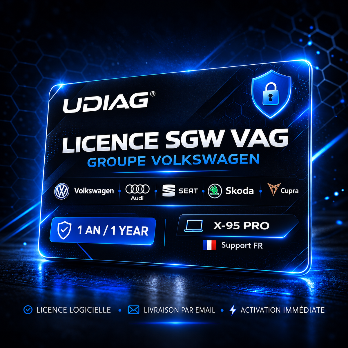 Licence SGW VAG 1 an | Volkswagen Audi SEAT Skoda Cupra – SCANIX X-95 PRO