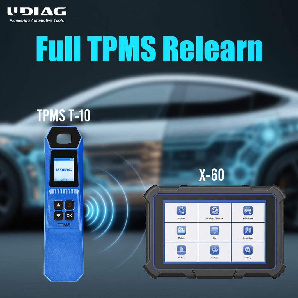 UDIAG TPMS T-10 — Outil TPMS Professionnel 315/433 MHz