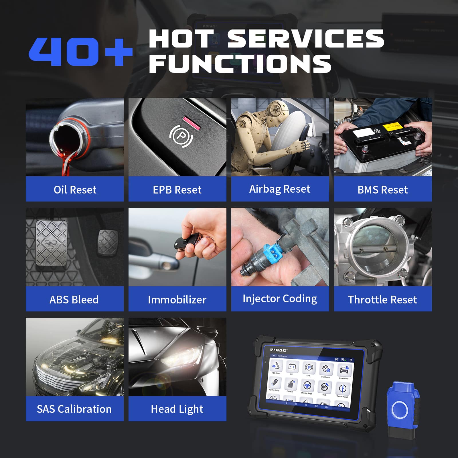 UDIAG X-50 | Valise diagnostic scanner avancé
